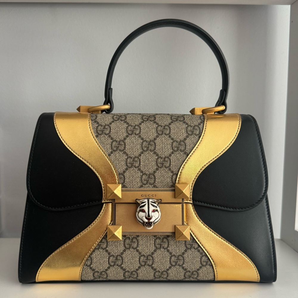 GG Supreme Monogram Osiride Top Handle Bag